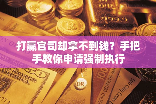 武汉打赢官司却拿不到钱？手把手教你申请强制执行