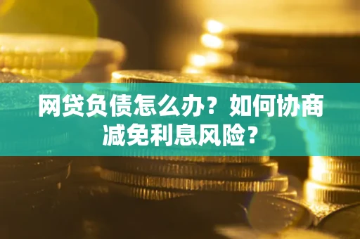 武汉网贷负债怎么办？如何协商减免利息风险？