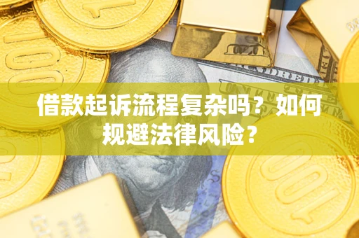 武汉借款起诉流程复杂吗？如何规避法律风险？