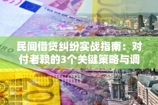 武汉民间借贷纠纷实战指南：对付老赖的3个关键策略与调解盲区解析