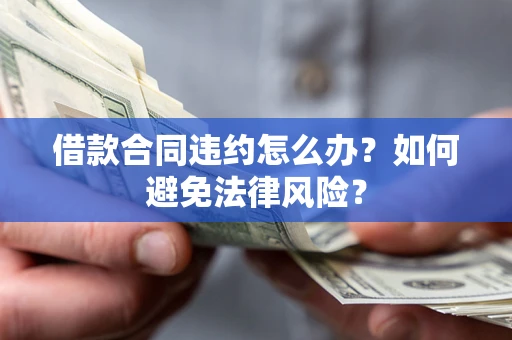 武汉借款合同违约怎么办？如何避免法律风险？